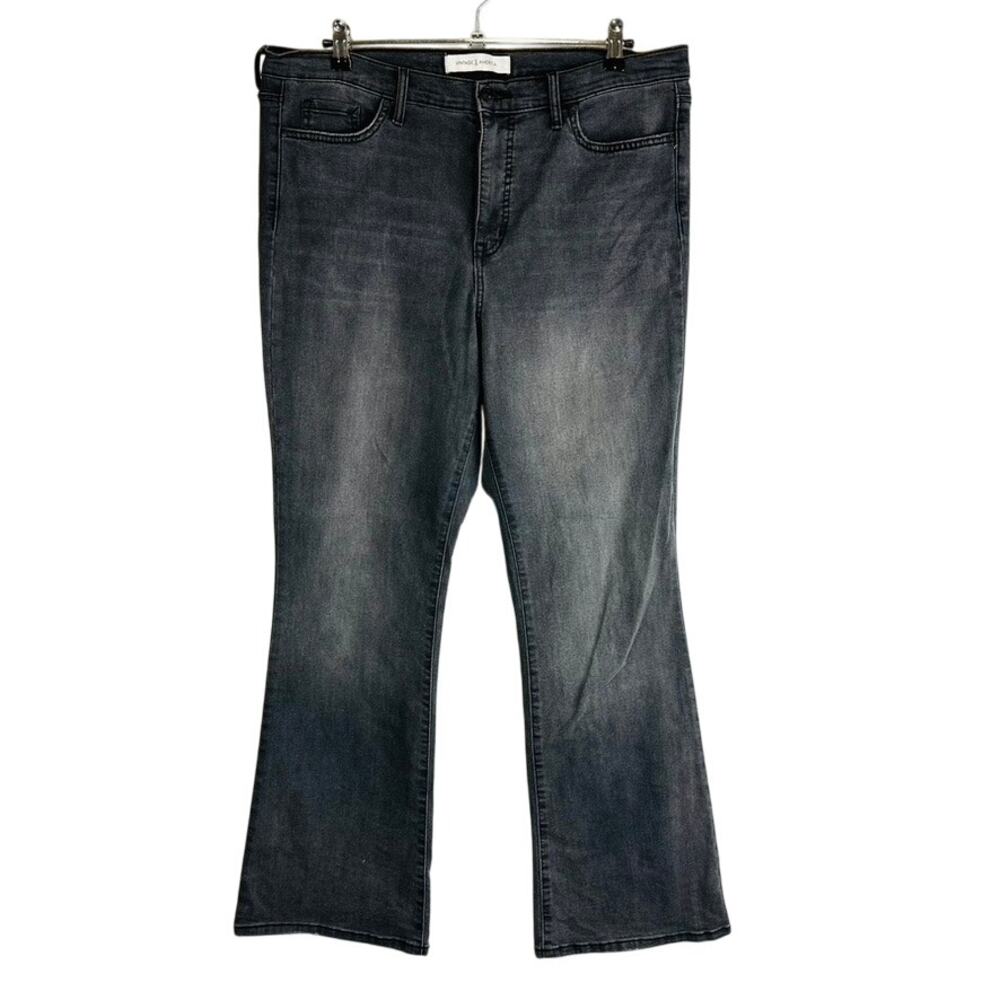 Vintage X America Womans Size 16 Bootcut Jeans Grey Denim‎ Stretch Pockets